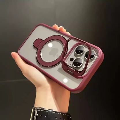 【แฟชั่นล้ำสมัย】เคสโทรศัพท์พร้อมขาตั้งแม่เหล็กคู่