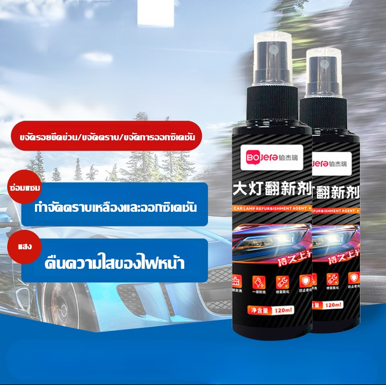 สเปรย์ทำความสะอาดไฟหน้ารถ