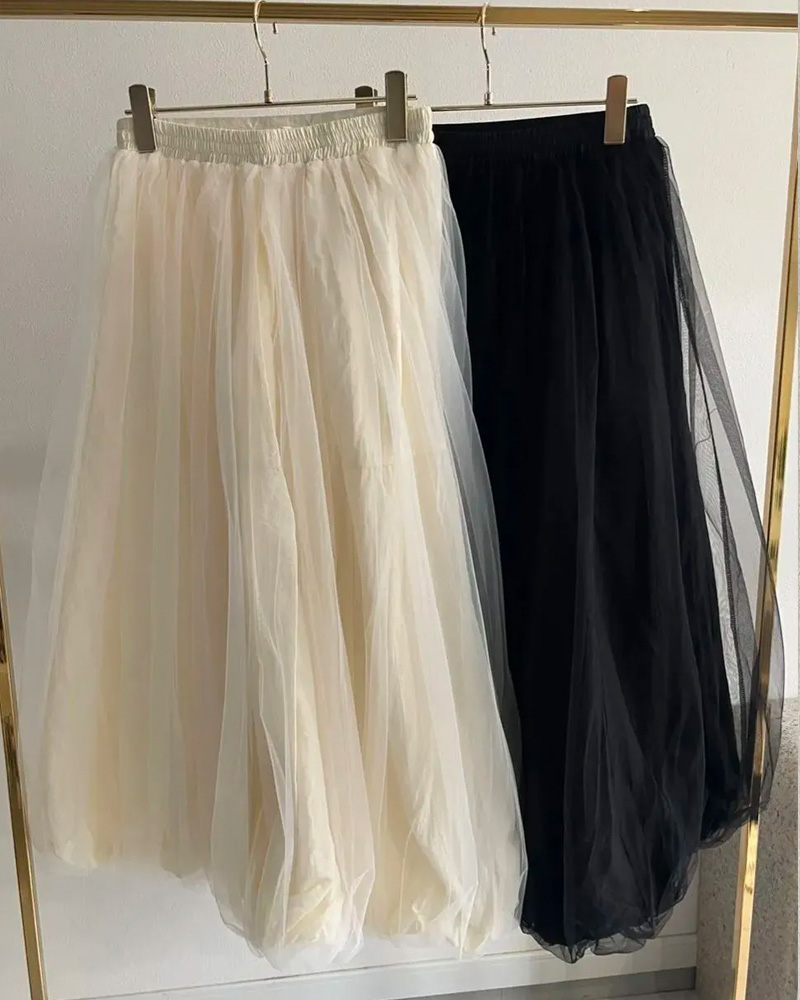 【バルーンチュールスカート（sd306-1）】TH