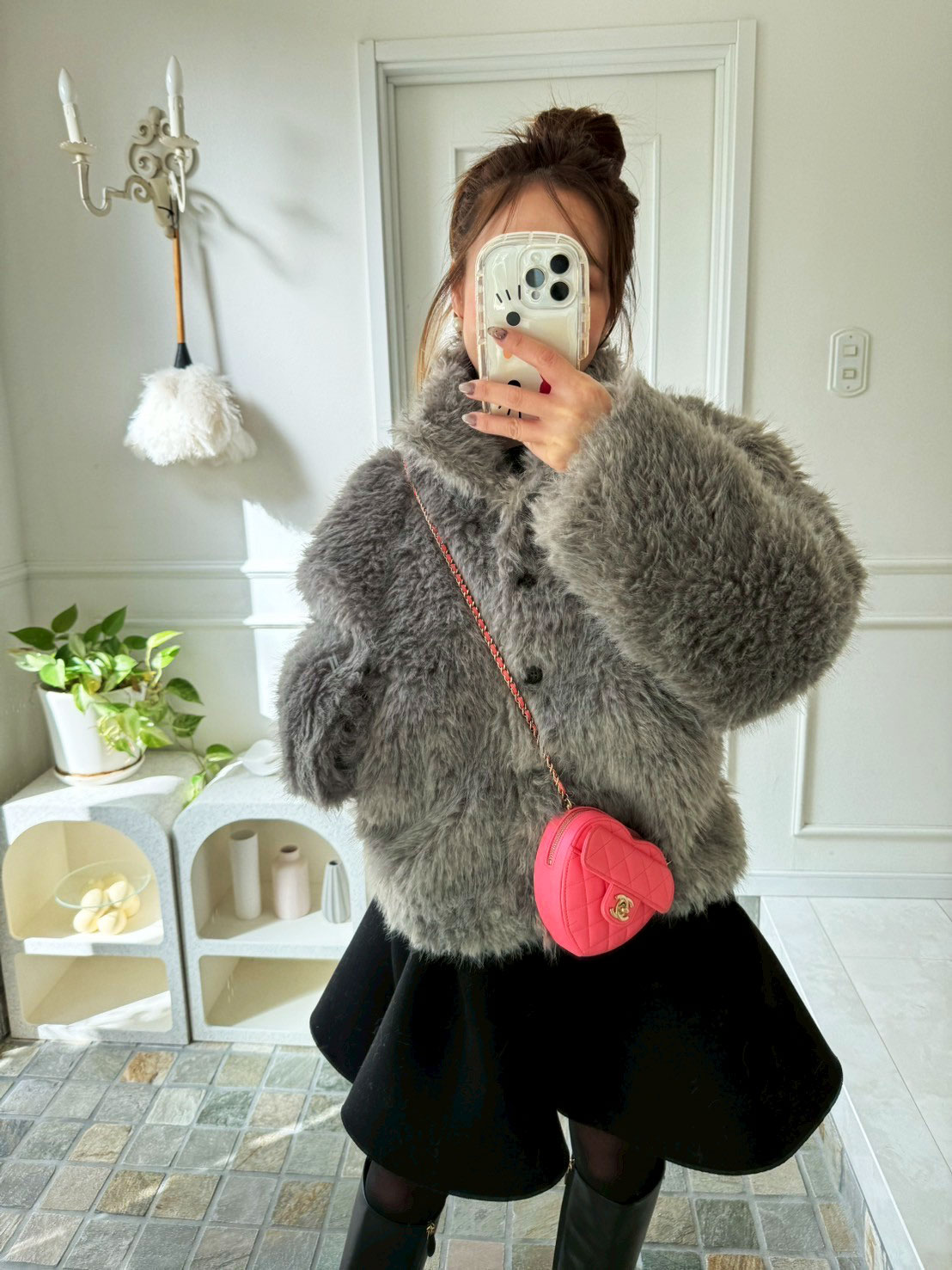 シャギーファー 2wayショートコート(sd613-242)