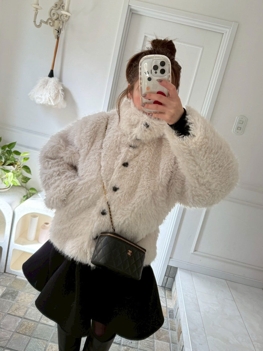 シャギーファー 2wayショートコート(sd613-242)