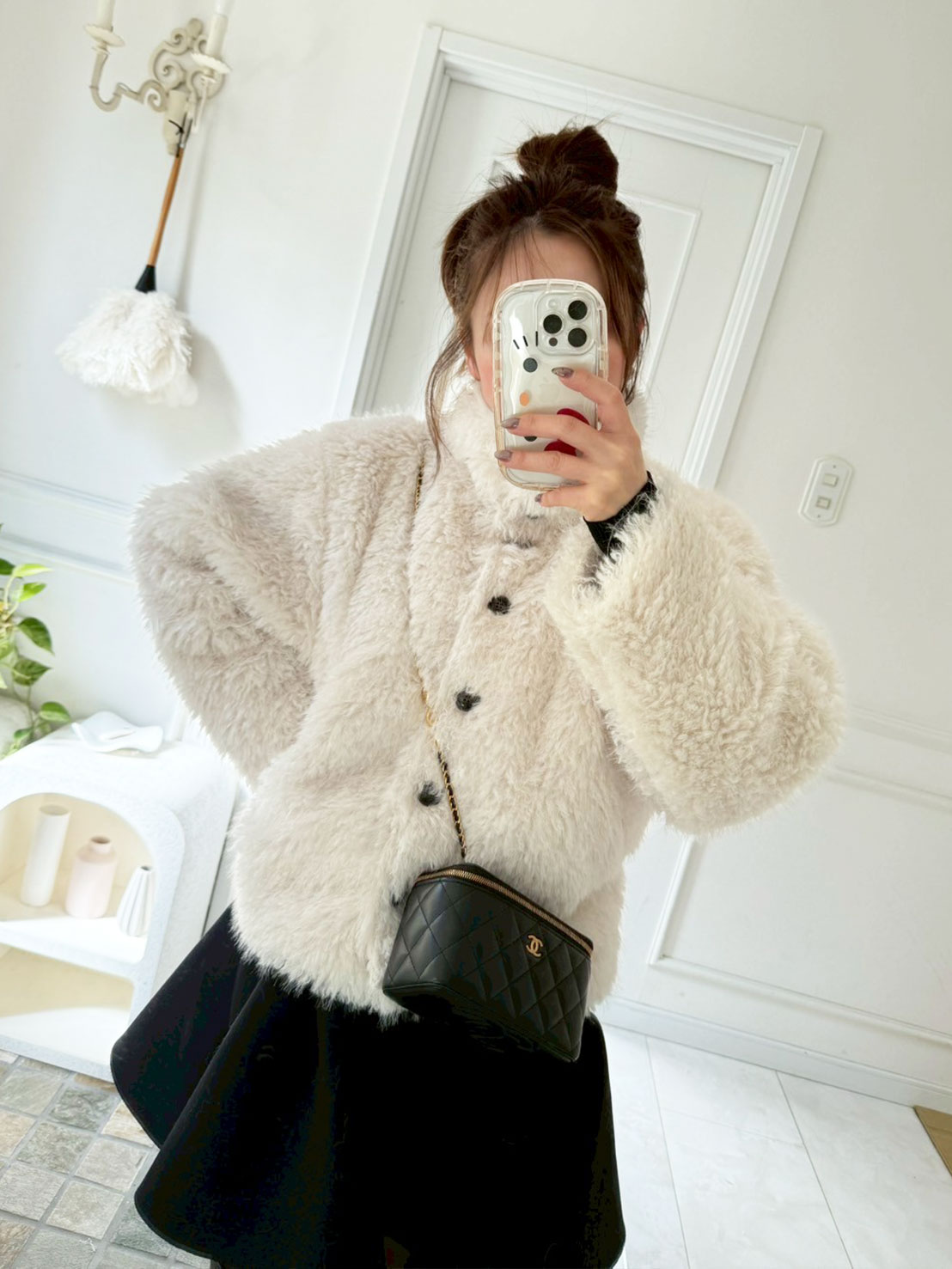 シャギーファー 2wayショートコート(sd613-242)