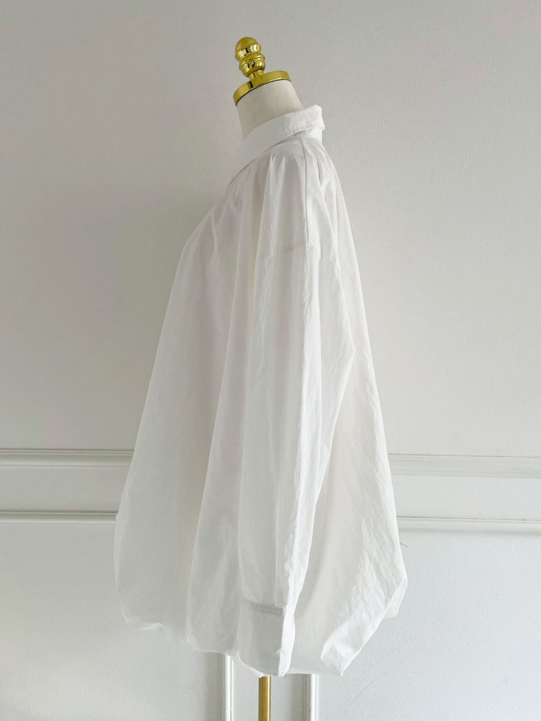 裾バルーン シャツワンピース(sd65923)