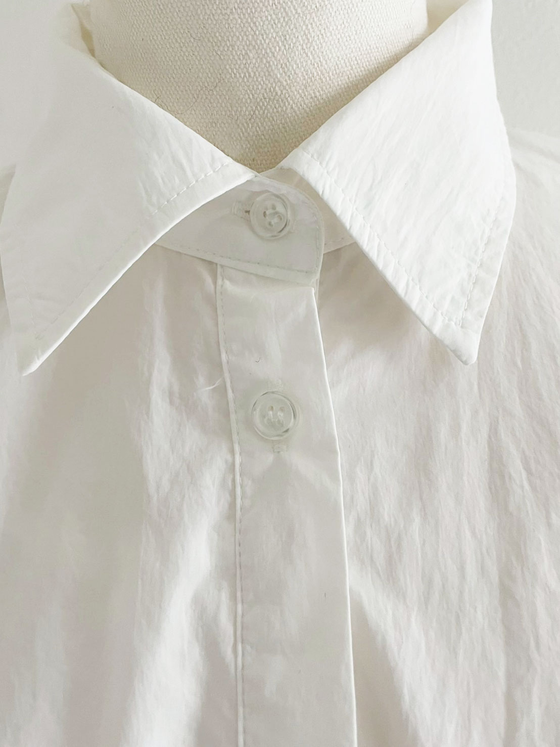 裾バルーン シャツワンピース(sd65923)