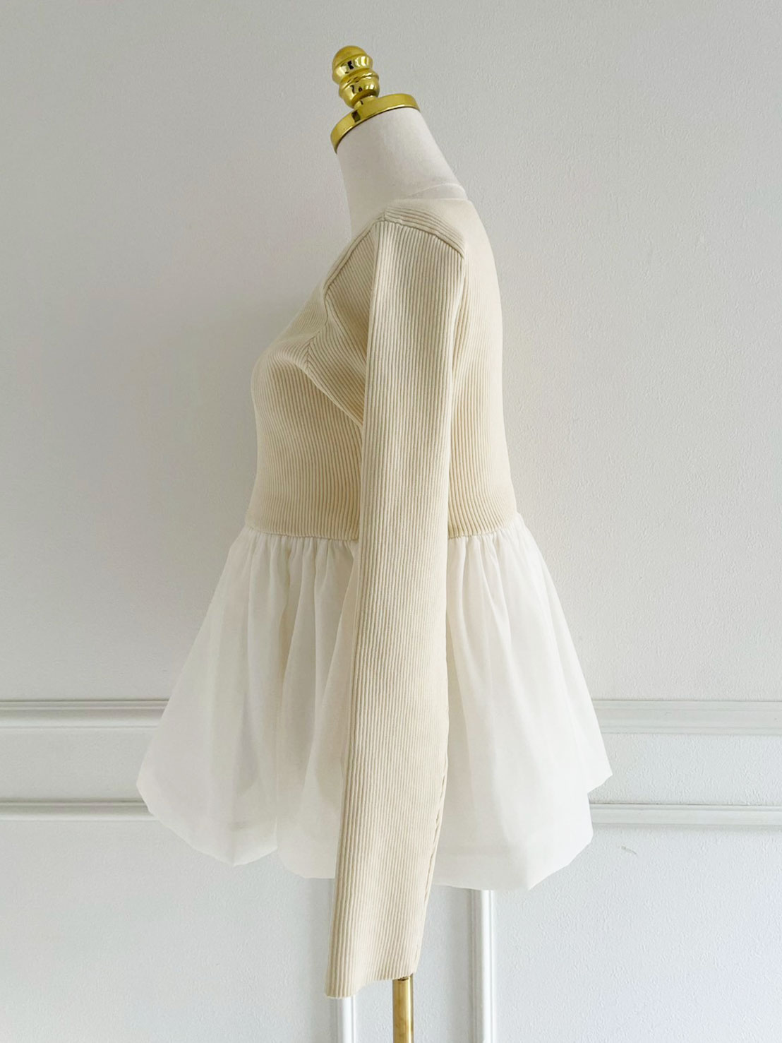 バルーン ドッキングリブニットTOPS(sd8551A)