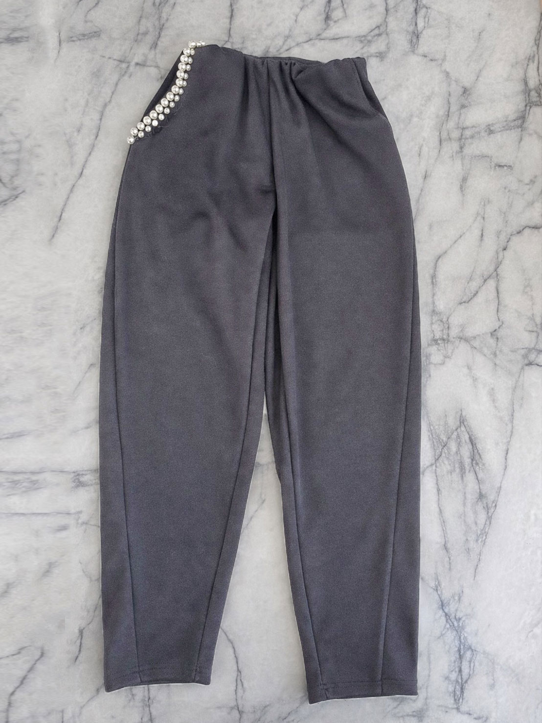 ダブルパール 美脚セミカーブパンツ(ma102)