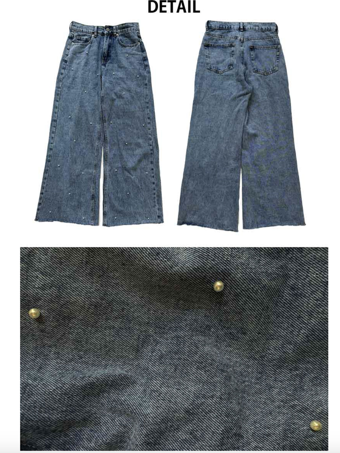 【 ” 絶 妙 ”  ワ イ ド デ ニ ム(j2506-01-0091)】