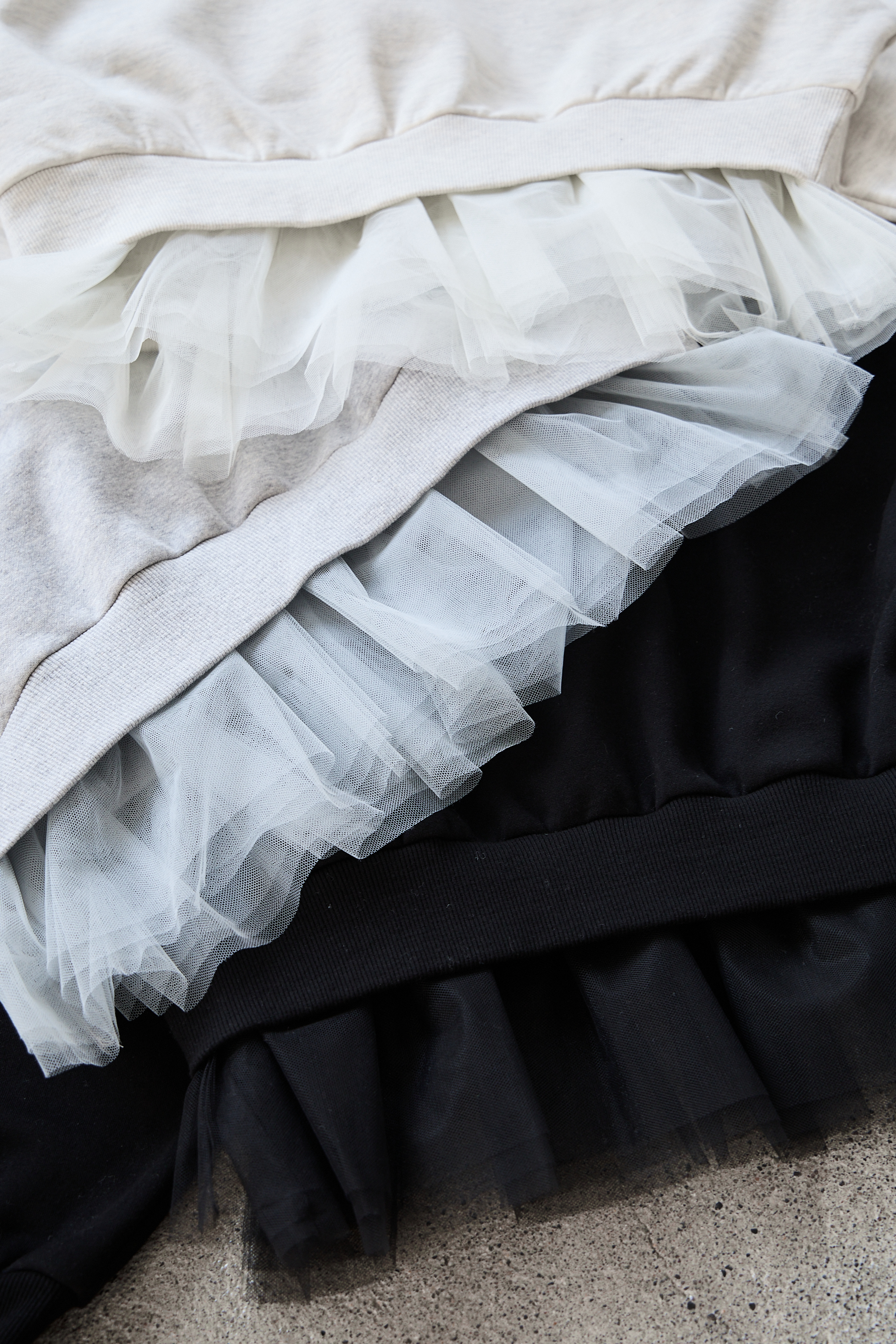 【saya×Myuコラボ】裾チュールドルマンスウェット(myu1207)