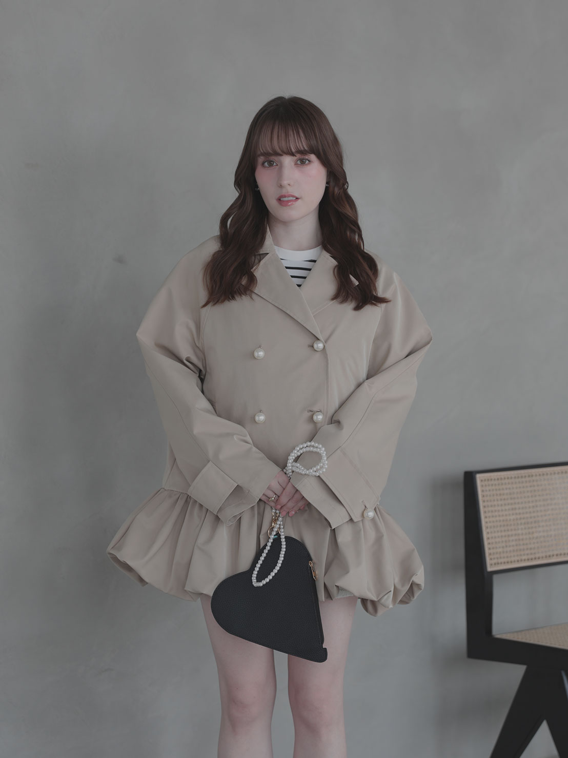 BALLON × PEARL TRENCH COAT(im003)