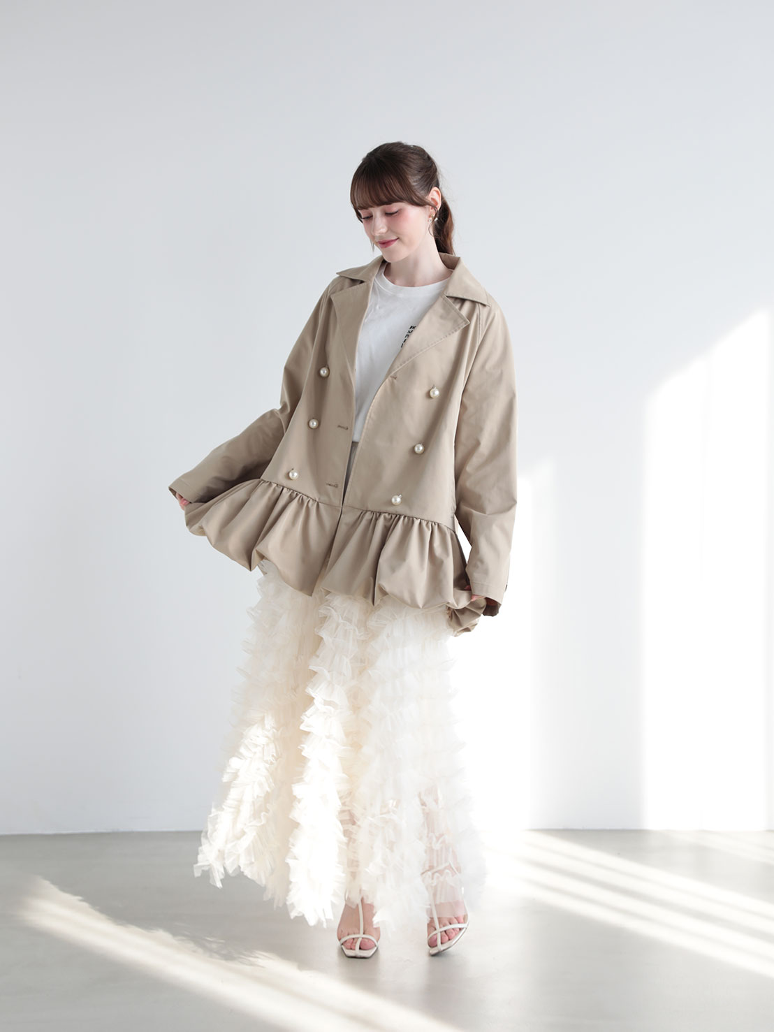 BALLON × PEARL TRENCH COAT(im003)