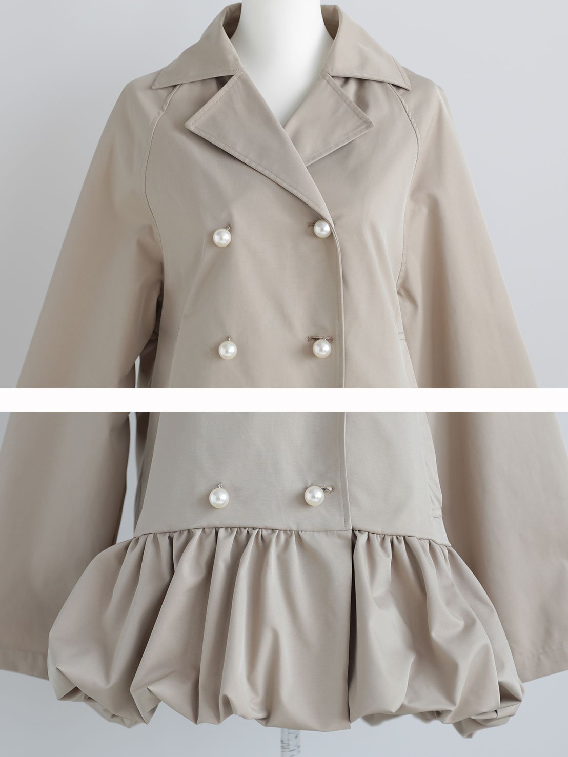 BALLON × PEARL TRENCH COAT(im003)