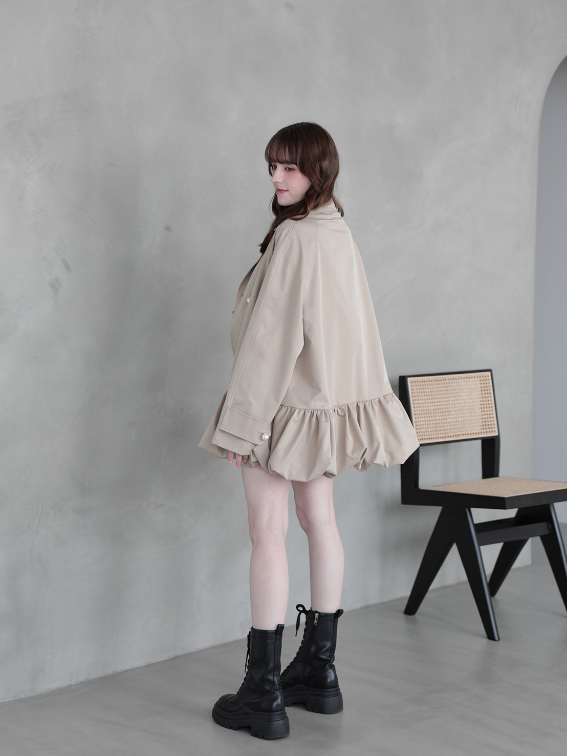 BALLON × PEARL TRENCH COAT(im003)