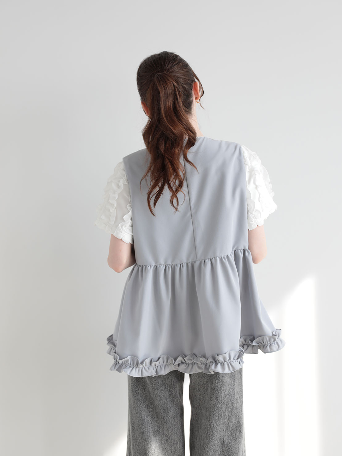 ヘムフリル切替ジレTOPS(sd9040)