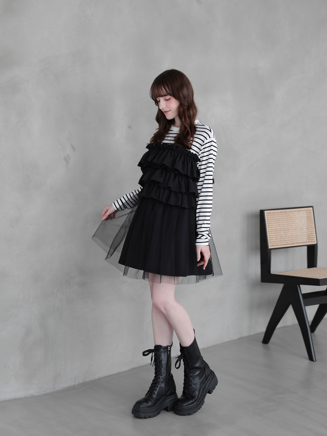 チュール フレアスカート(myuXXXX)