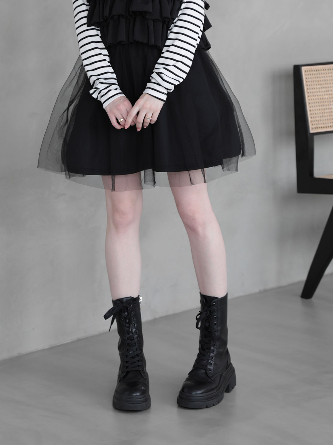 チュール フレアスカート(myuXXXX)