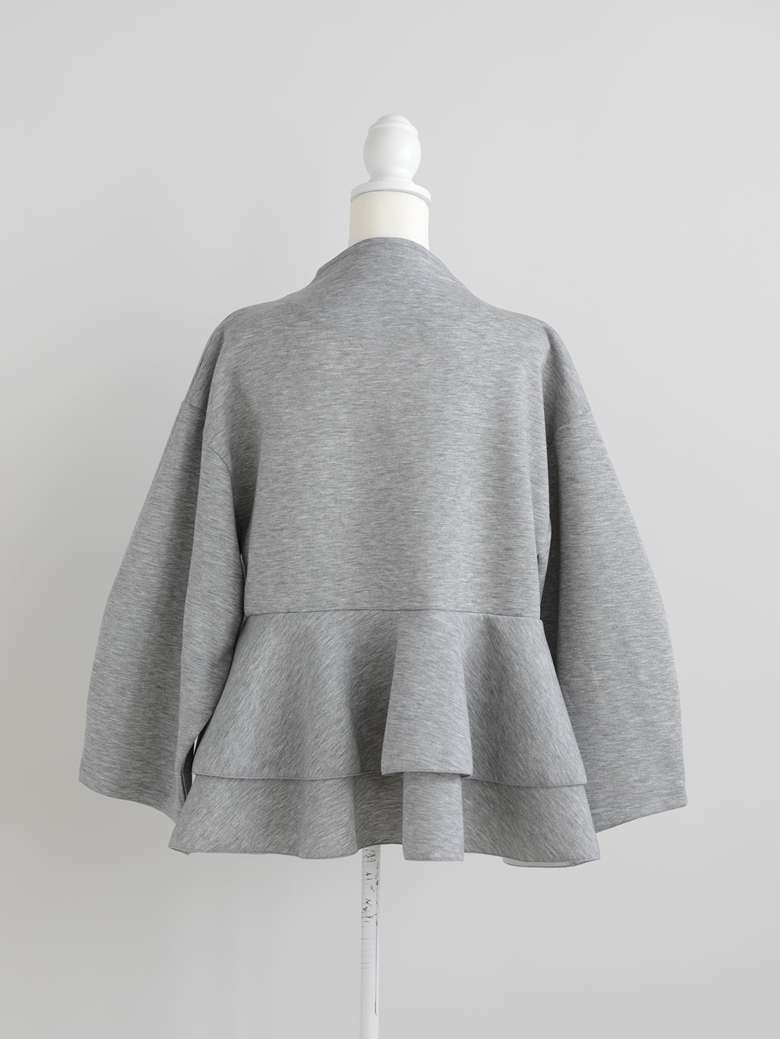 ダブルフリル ニュアンスルーズカーディガン(ma22)