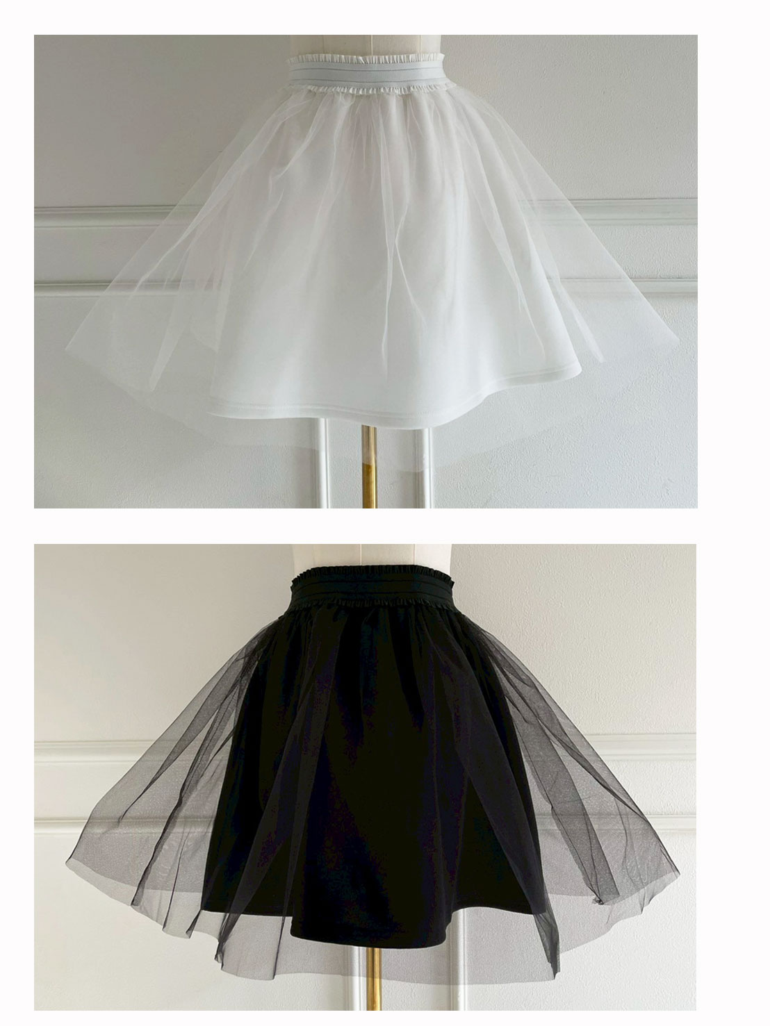 チュール フレアスカート(myu1226)