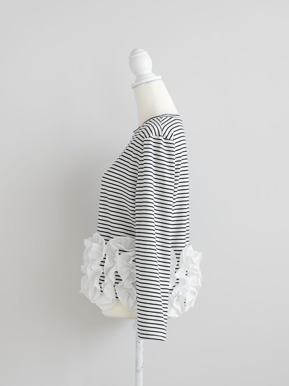 HOIPフリル ボーダーTシャツ(aj050)