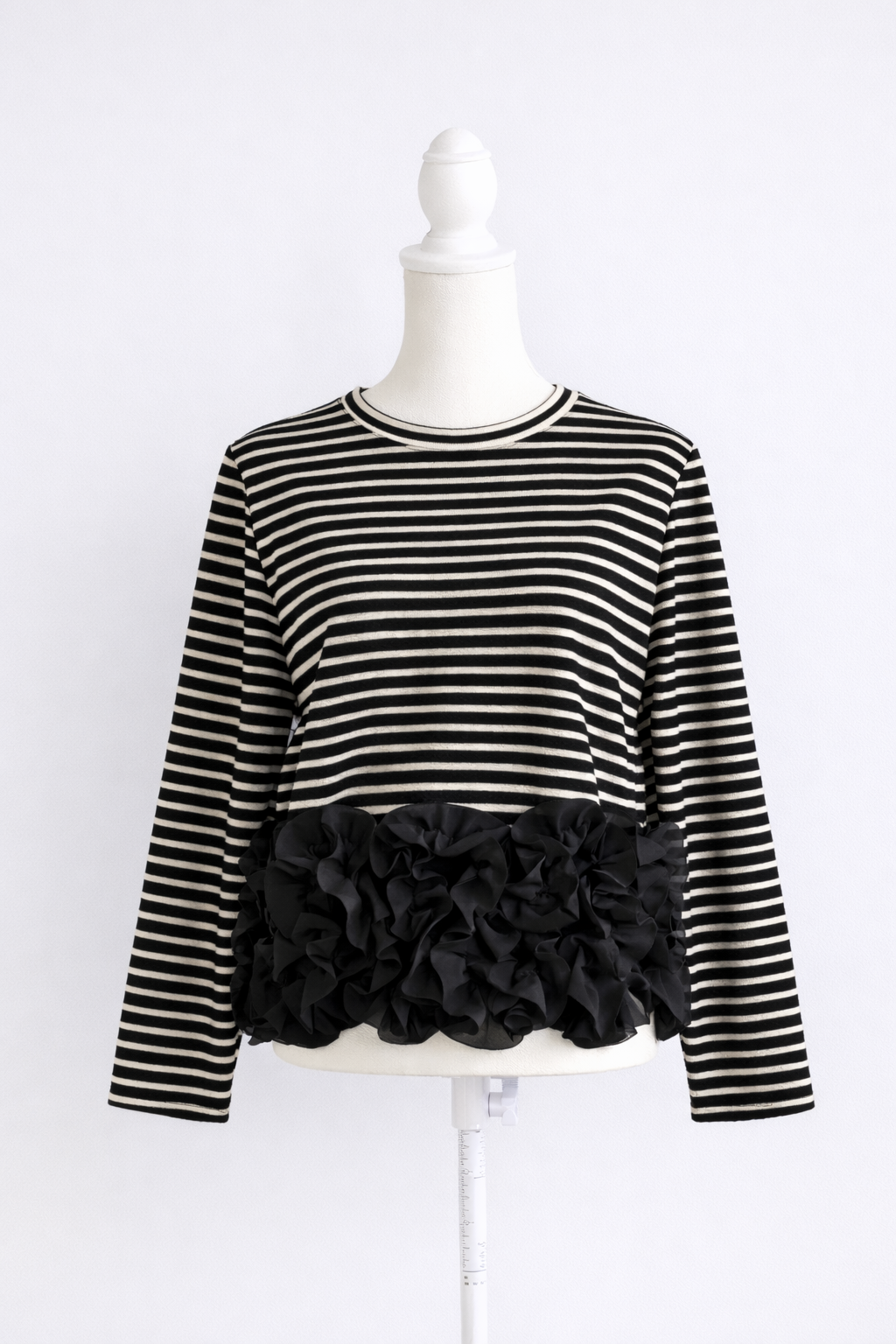 HOIPフリル ボーダーTシャツ(aj050)