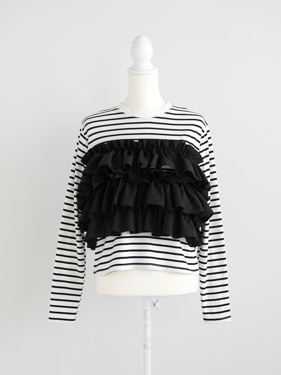 ブーケフリル ボーダーTシャツ(im005)