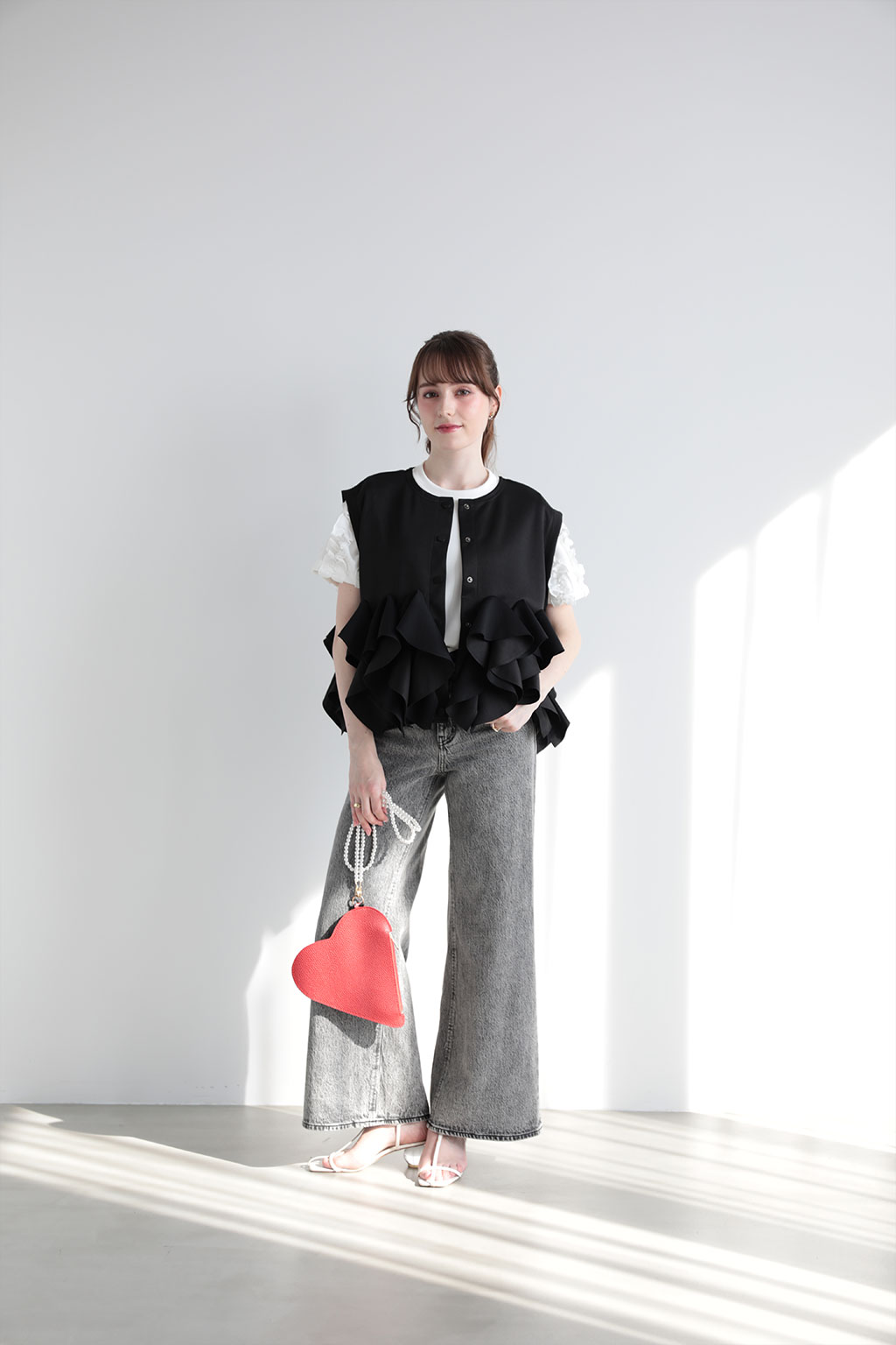 ボンディングフリルジレ(im994)