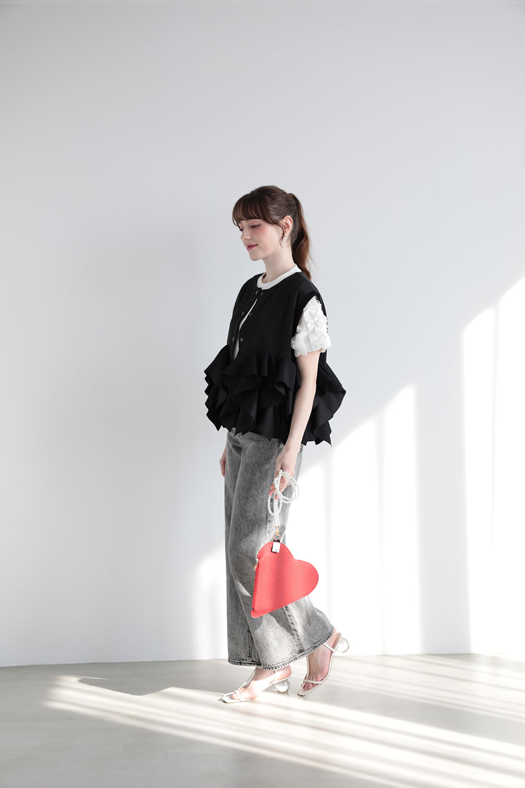 ボンディングフリルジレ(im994)