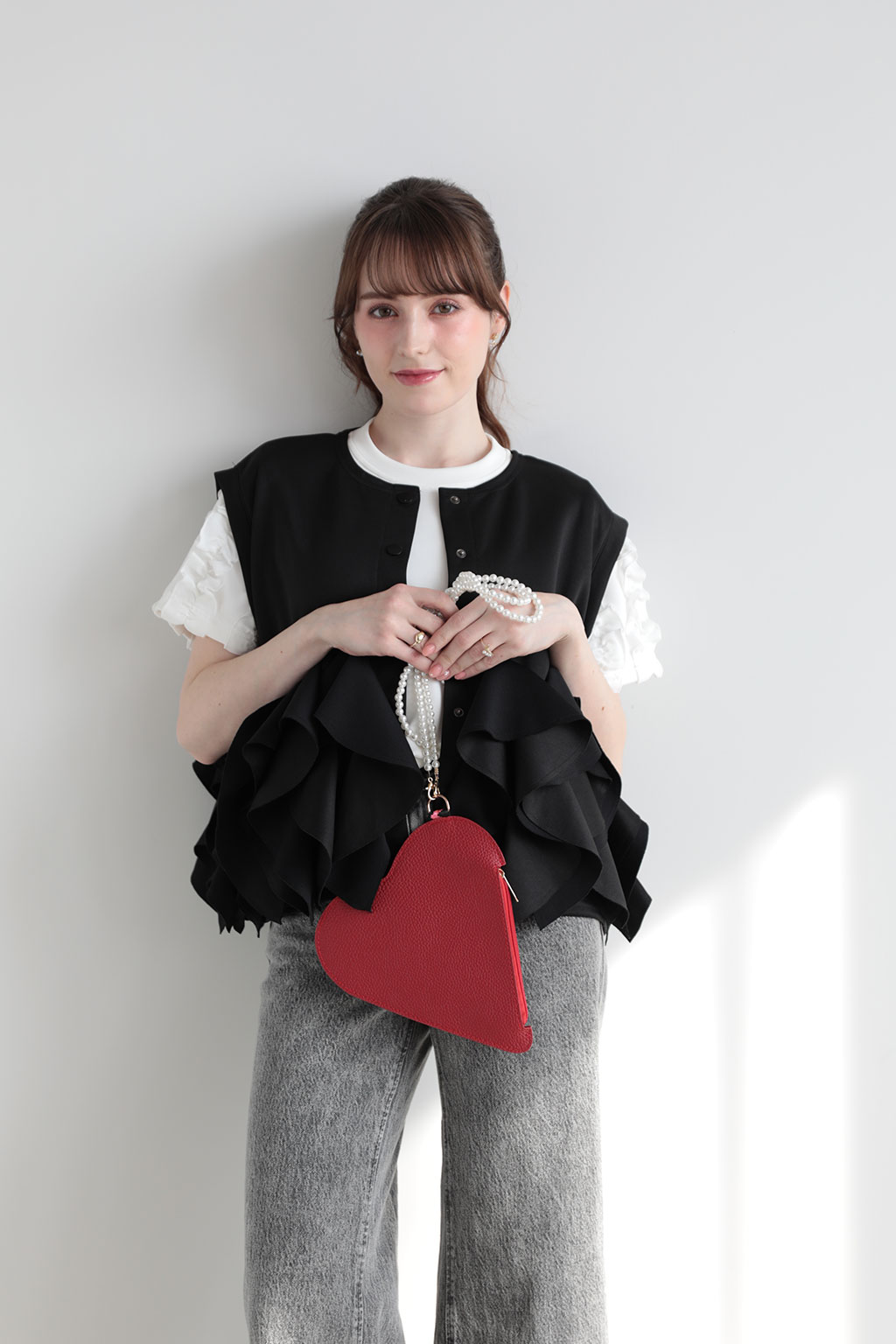 ボンディングフリルジレ(im994)