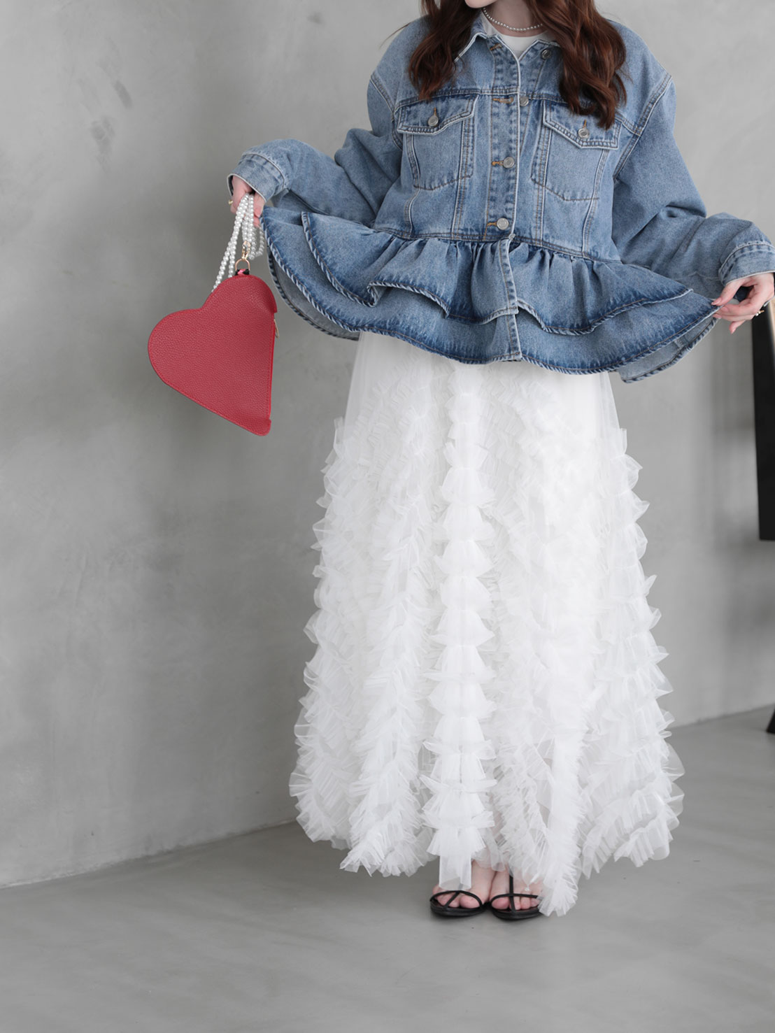 チュールスカート(sz29)