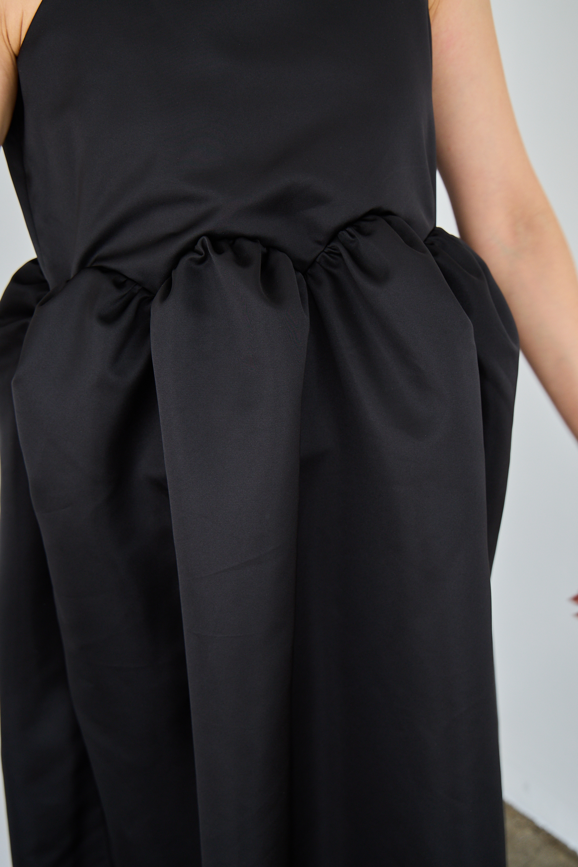 【えりか様みく様コラボ　付け衿　アメスリサテンワンピース(kbm592)】メール便OK