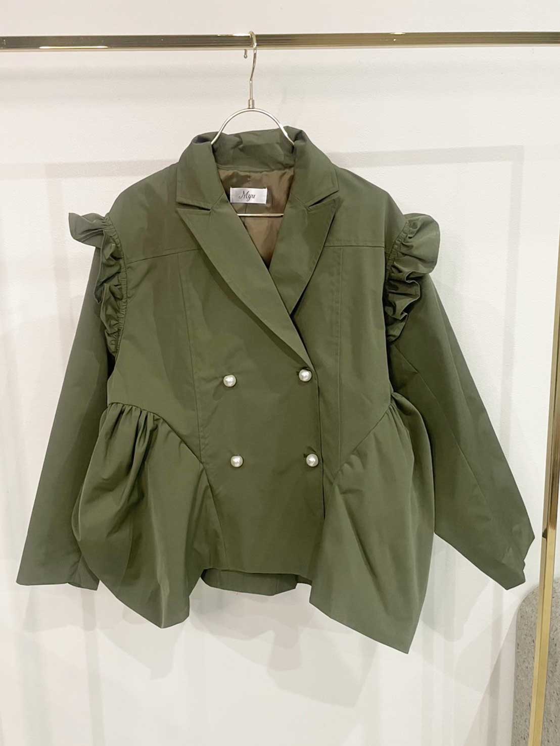 【パンプキン ミリタリートレンチコート(kbm608)】TH