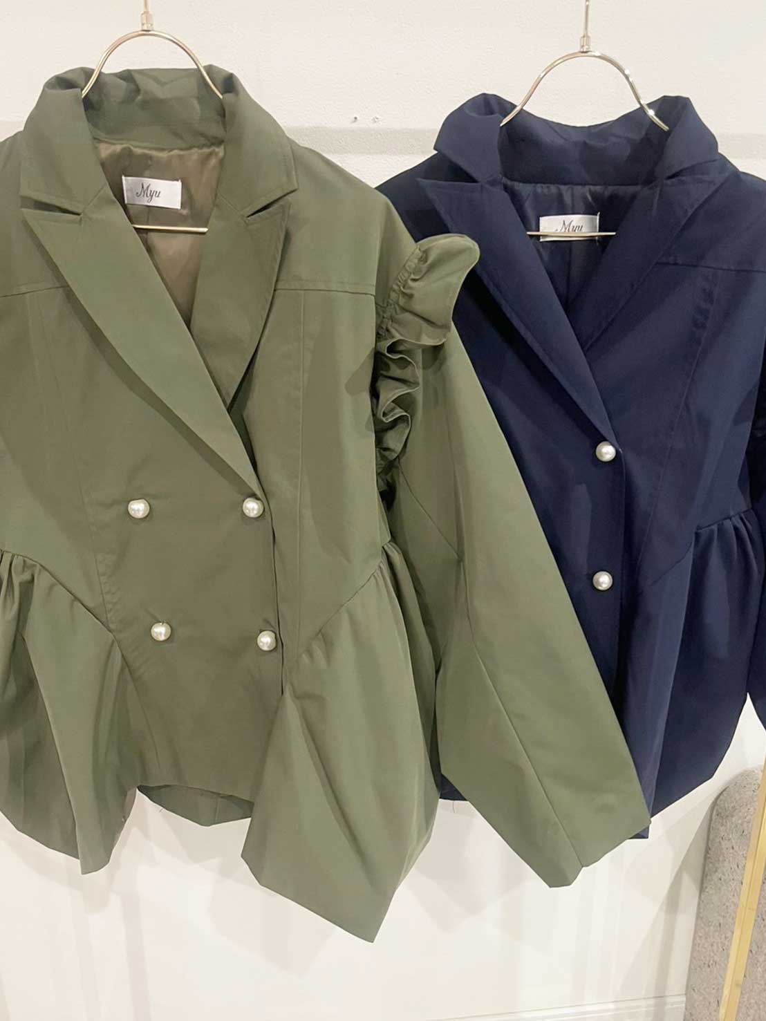 【パンプキン ミリタリートレンチコート(kbm608)】TH