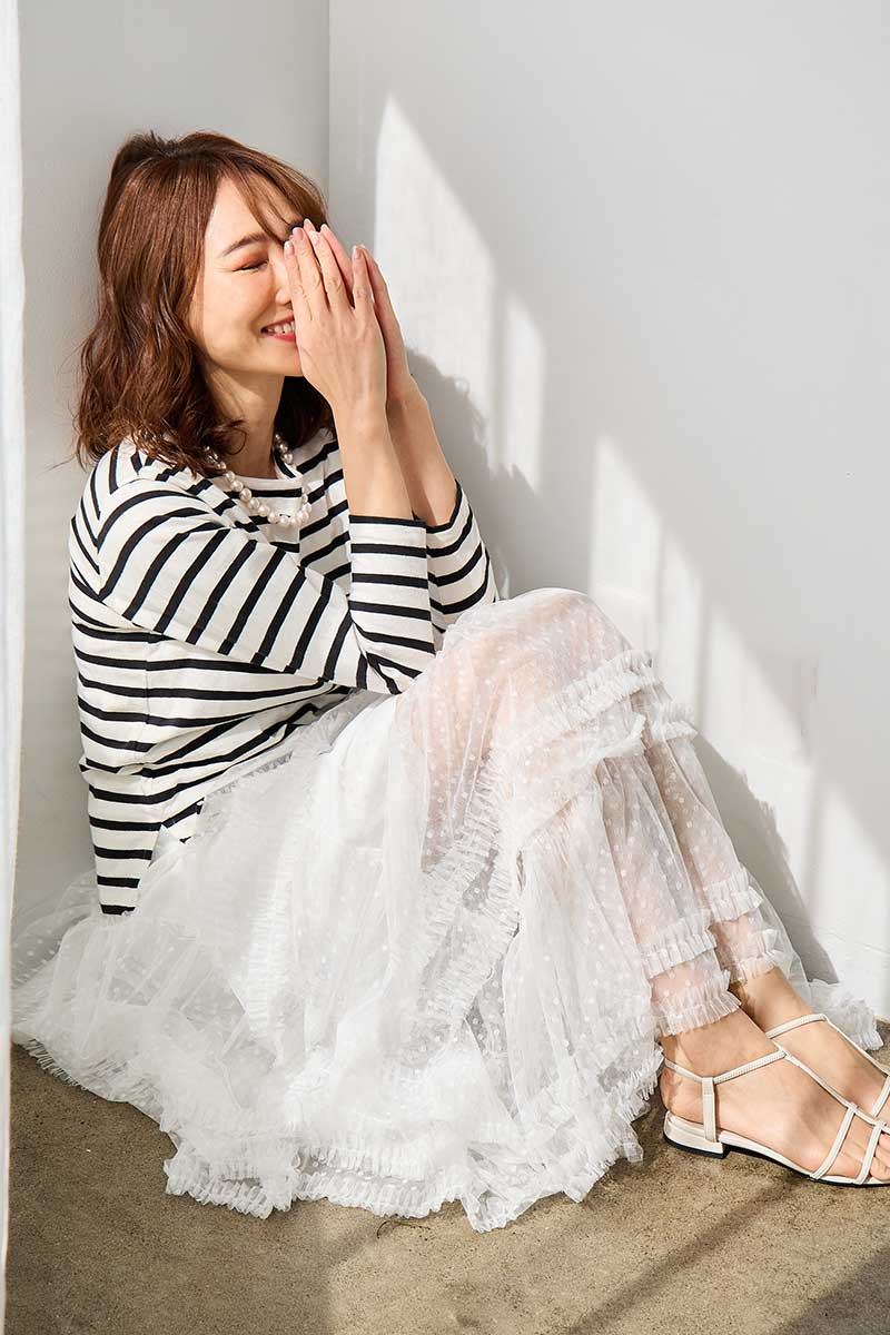 インスタライブで数量限定先行発売♡【MINIボーダーT】