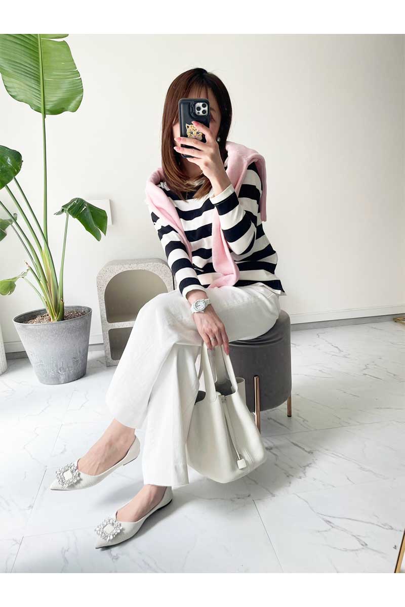 インスタライブで数量限定先行発売♡【MINIボーダーT】