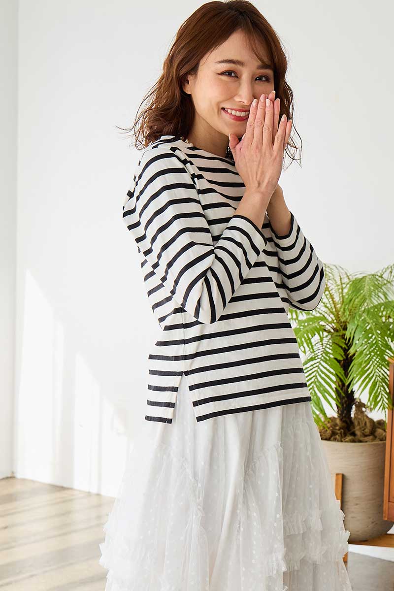 インスタライブで数量限定先行発売♡【MINIボーダーT】