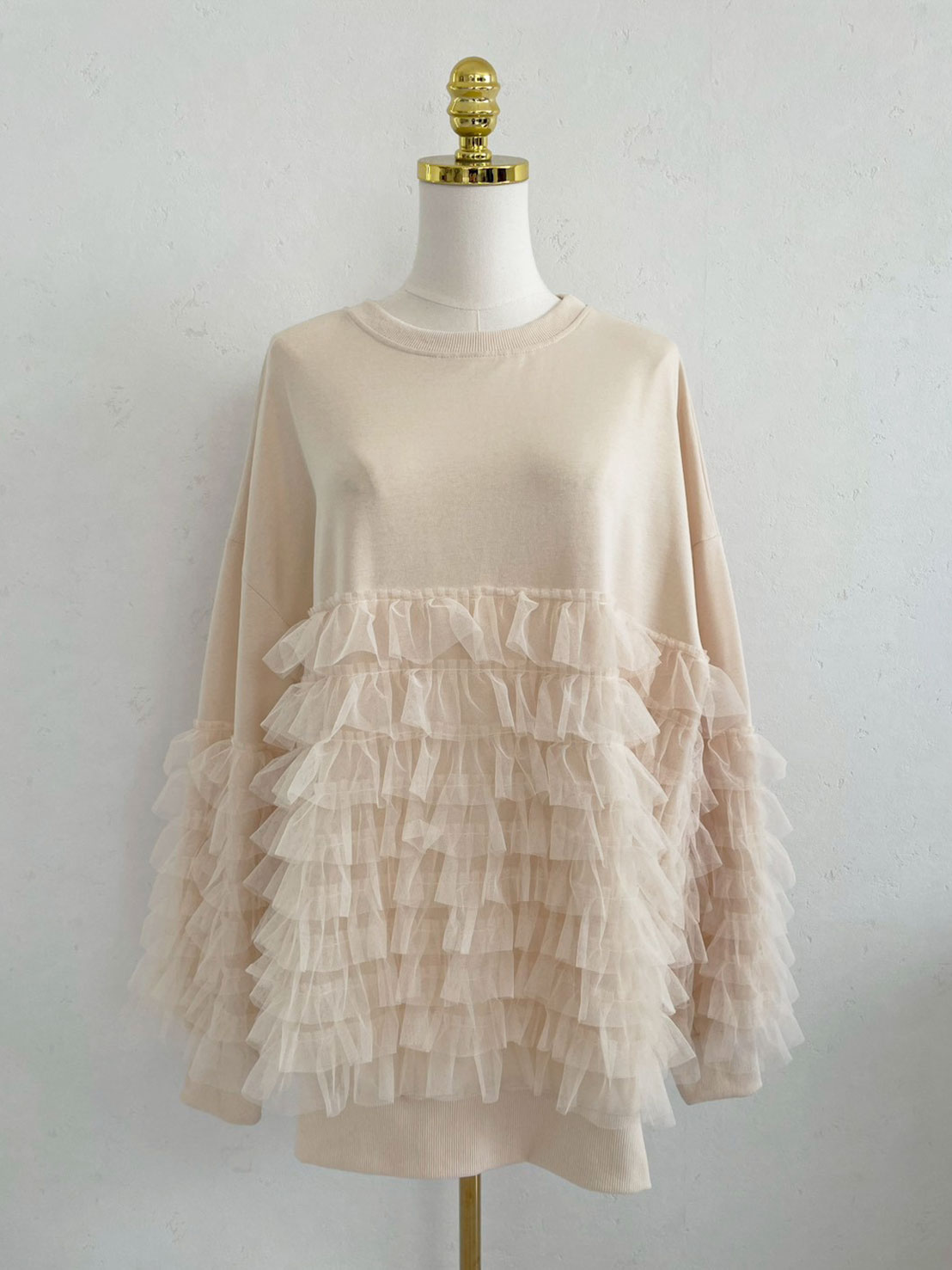 ボリュームフリルオーバートップス(sz28)