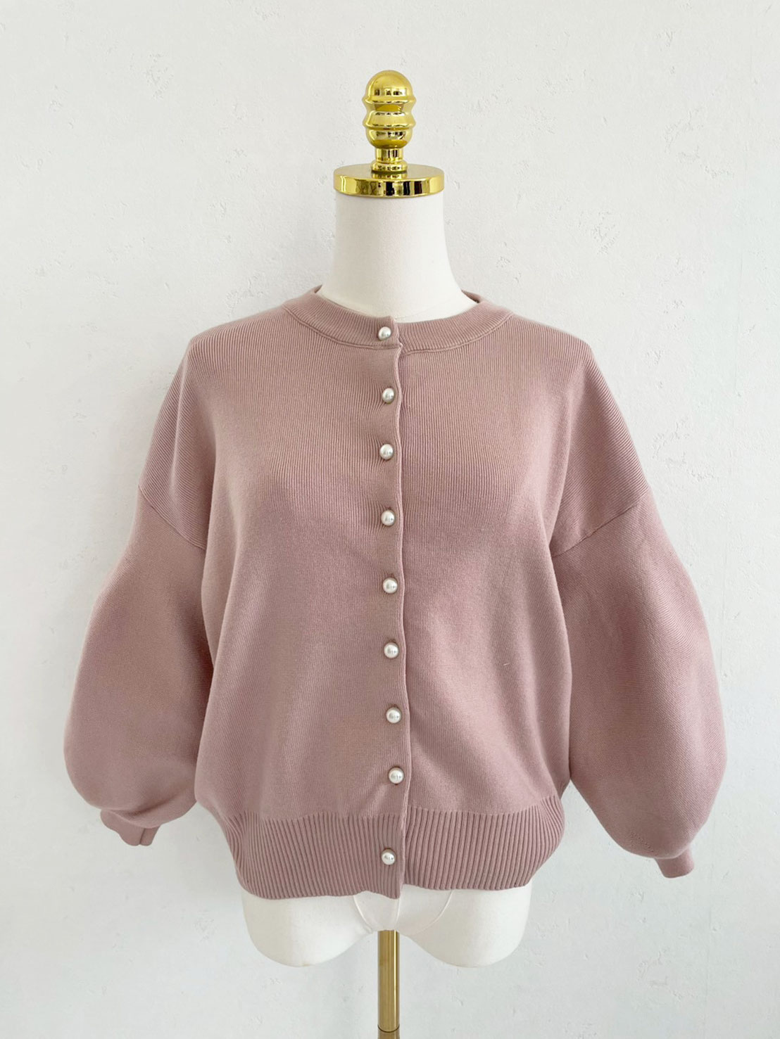 袖ぽわんニットカーディガン(sz26)