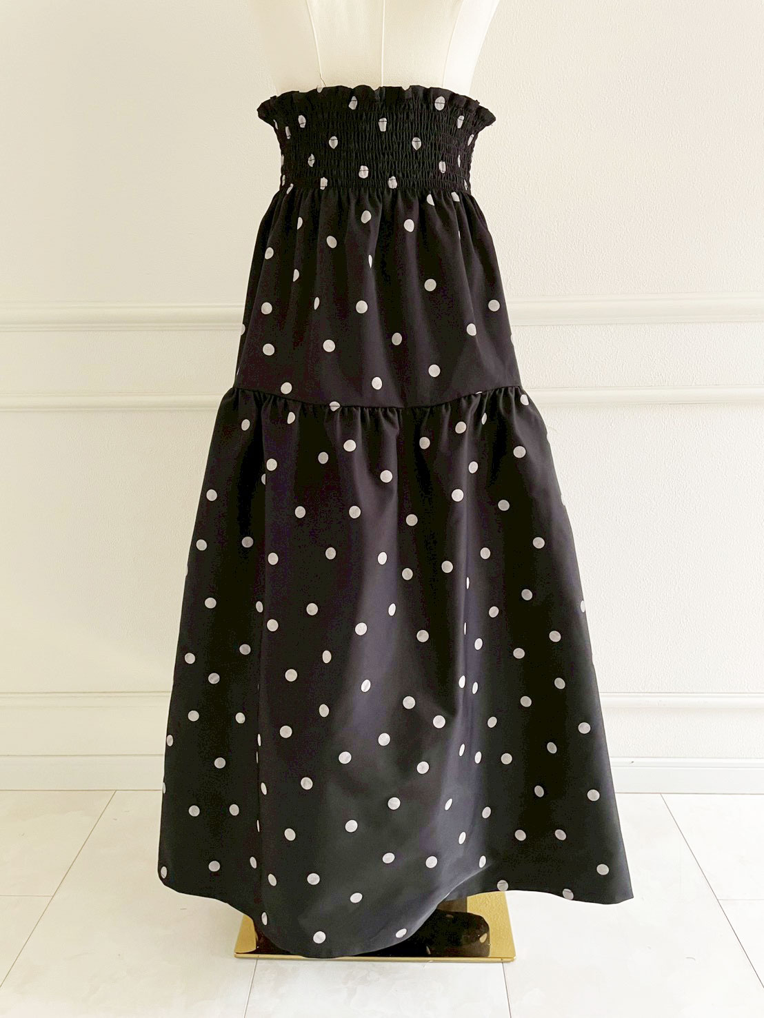 ドットティアードスカート(sd7830)