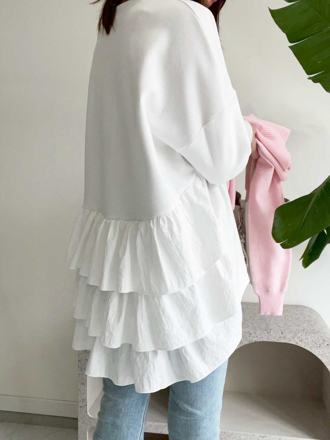 【バックフリルトップス（myu1227）】