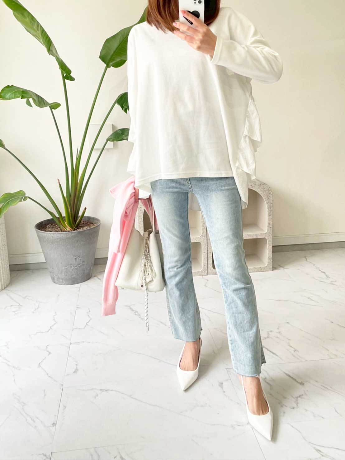 【バックフリルトップス（myu1227）】