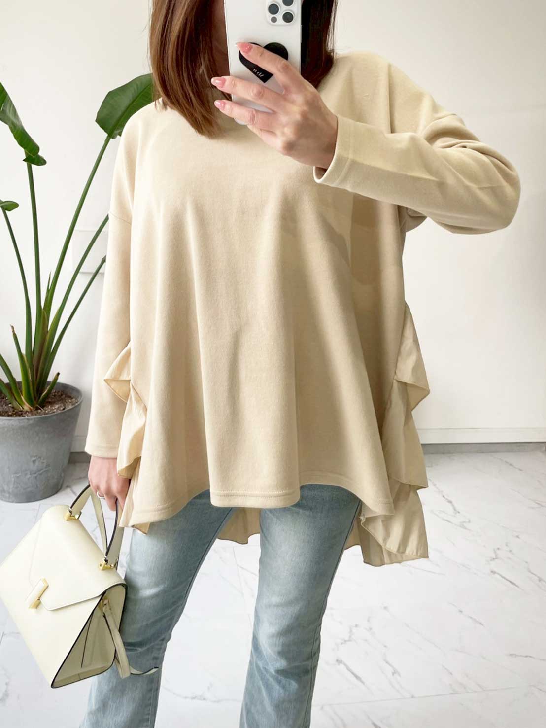 【バックフリルトップス（myu1227）】