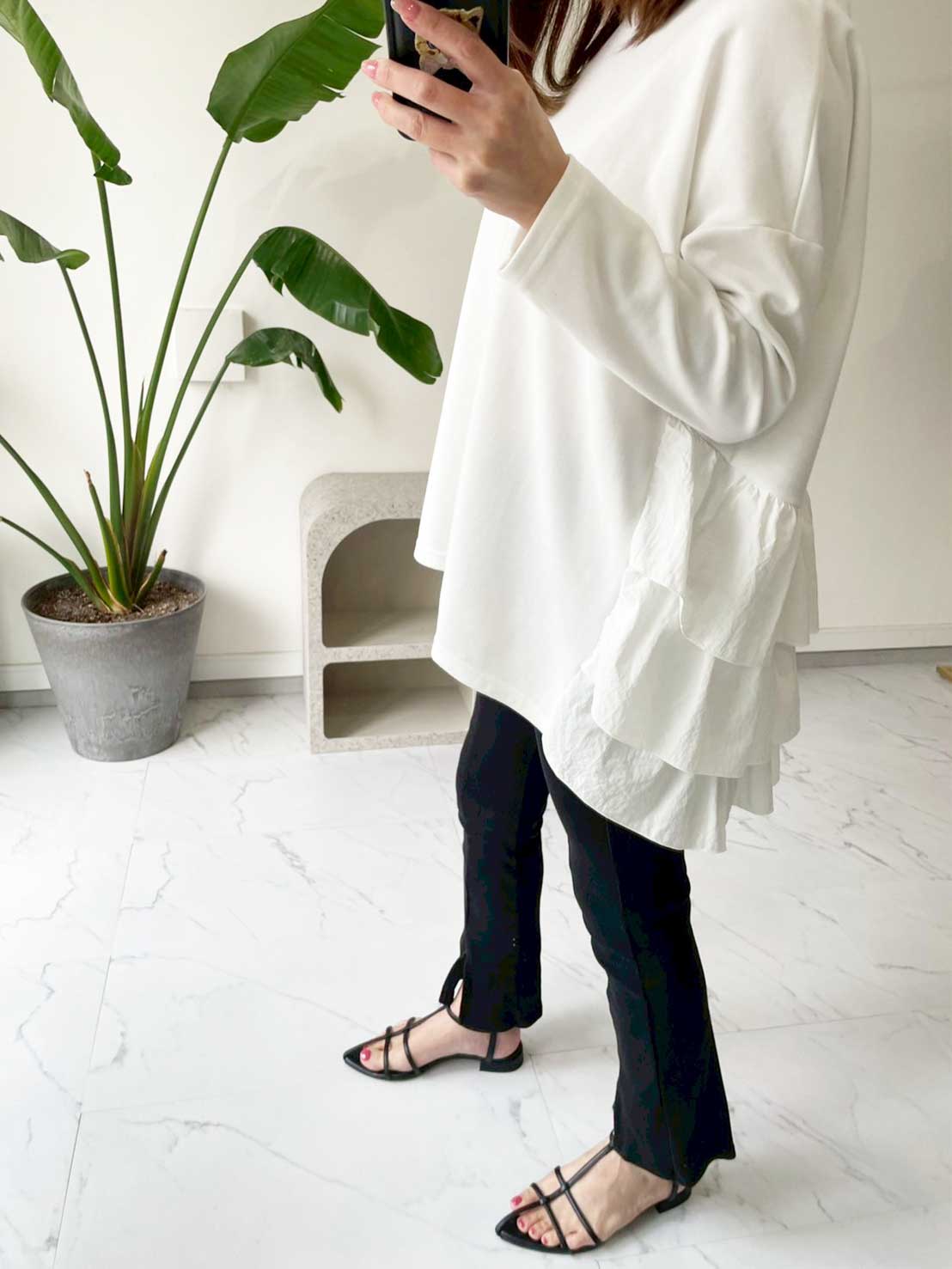 【バックフリルトップス（myu1227）】