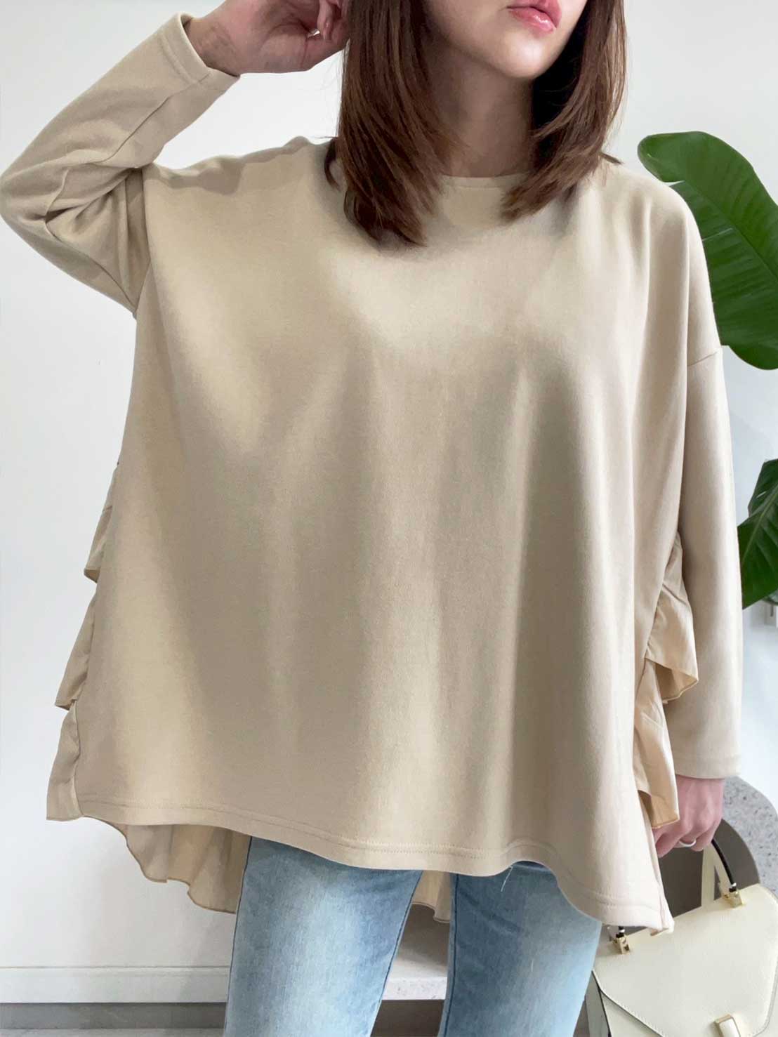 【バックフリルトップス（myu1227）】