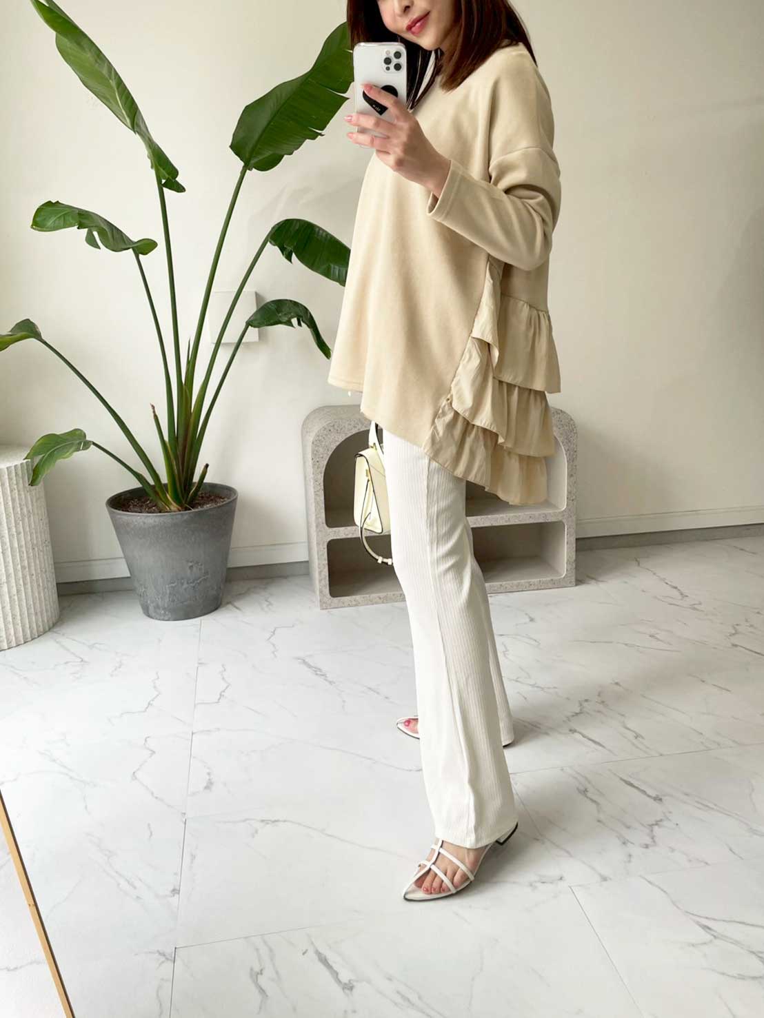 【バックフリルトップス（myu1227）】