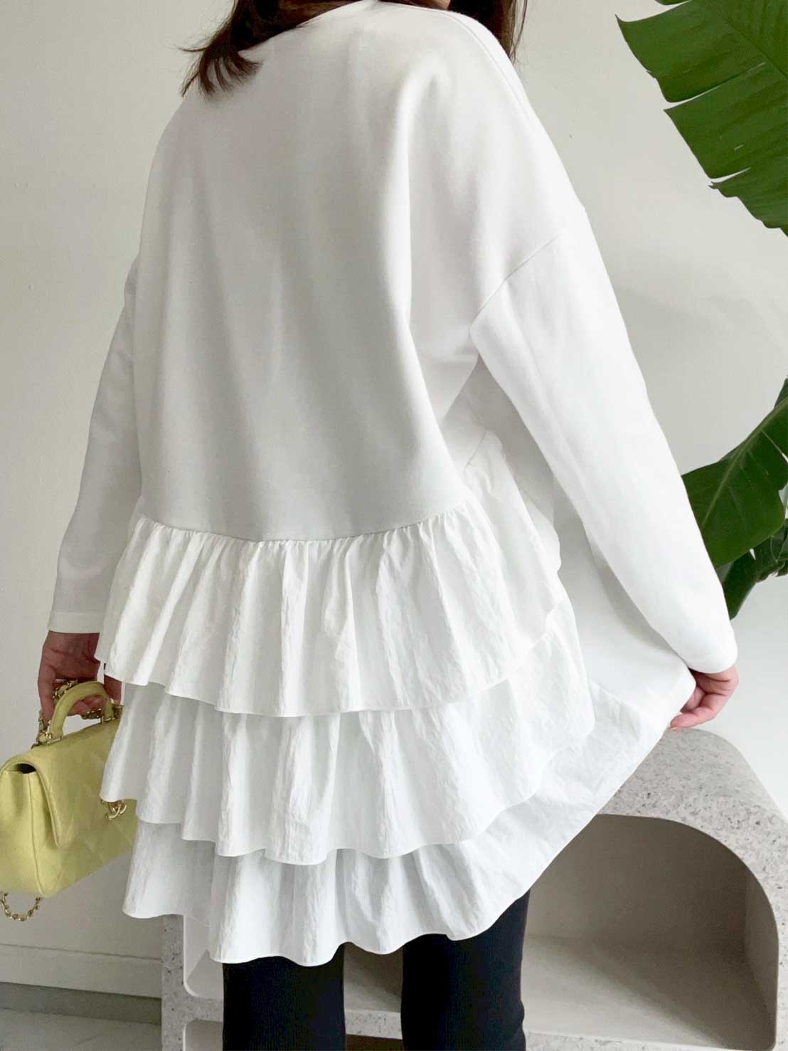 【バックフリルトップス（myu1227）】