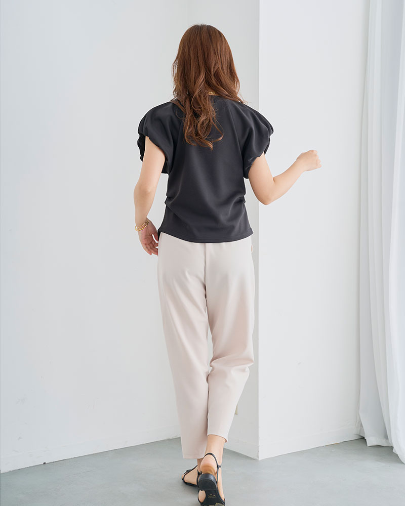 【袖バルーン美ラインTシャツ(myu1238)】