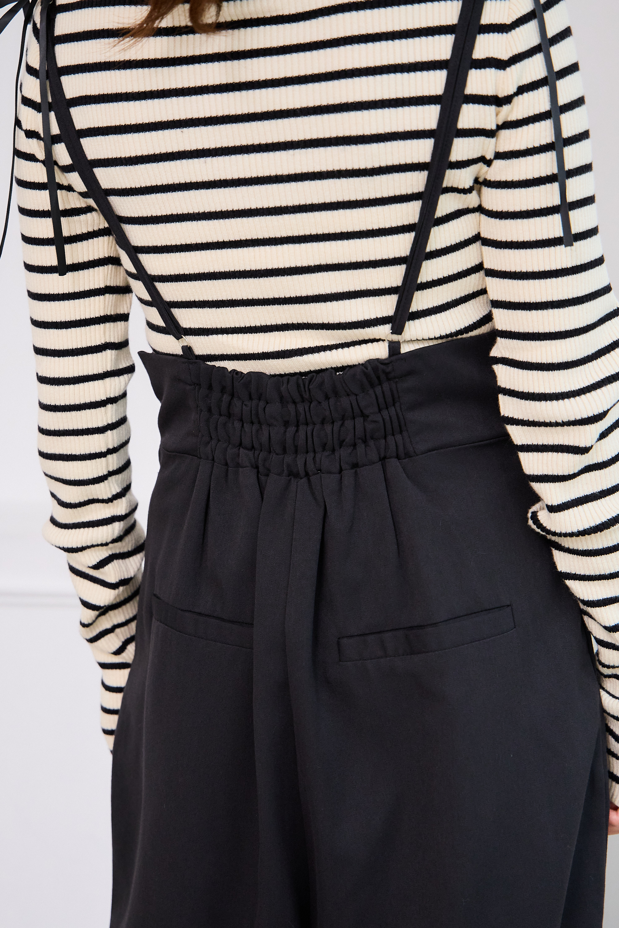 【リボン付き　キャミロンパース(kbm493)】メール便OK