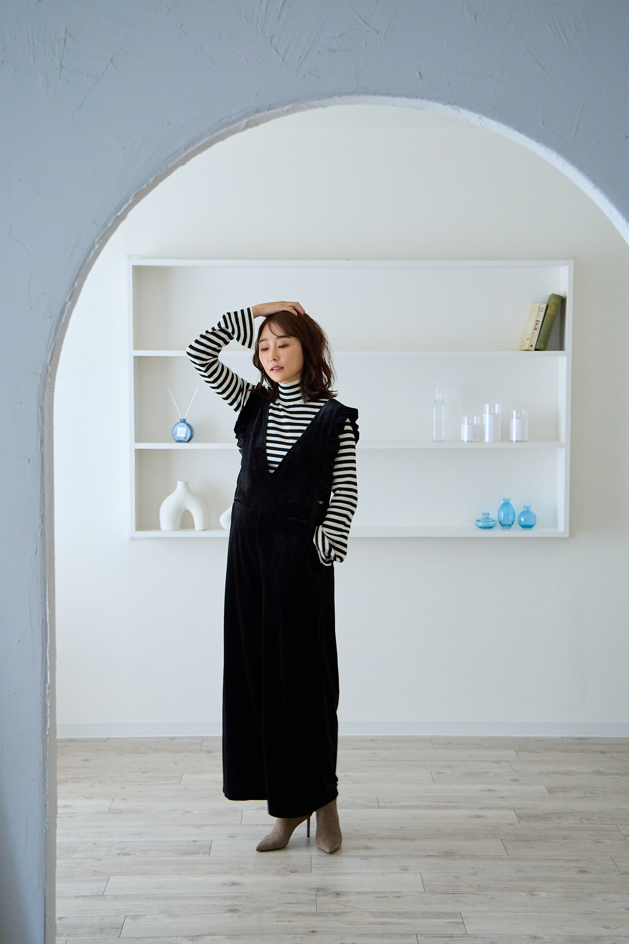 【ベロアロンパース(kbm562)】メール便OK