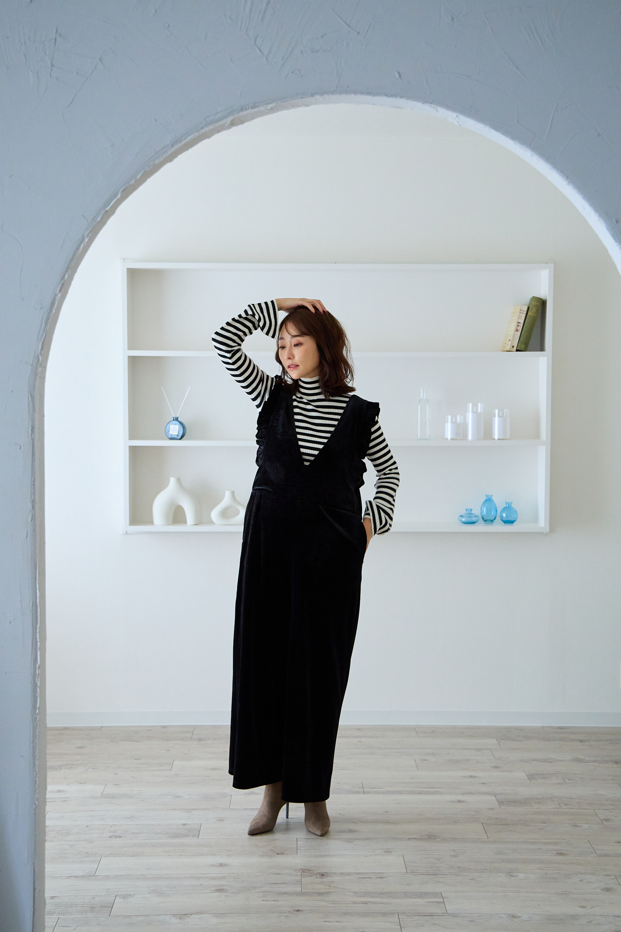 【ベロアロンパース(kbm562)】メール便OK