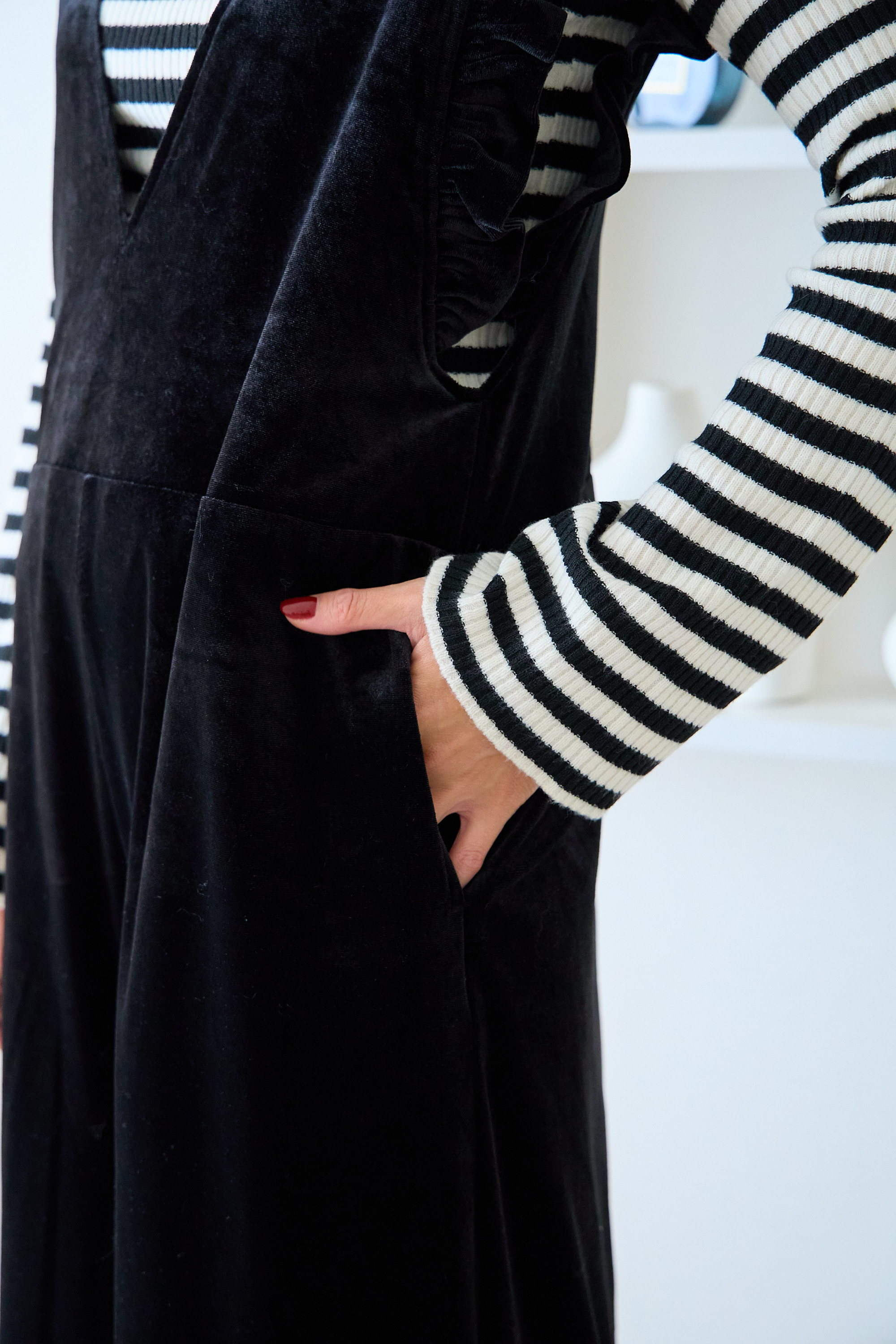 【ベロアロンパース(kbm562)】メール便OK