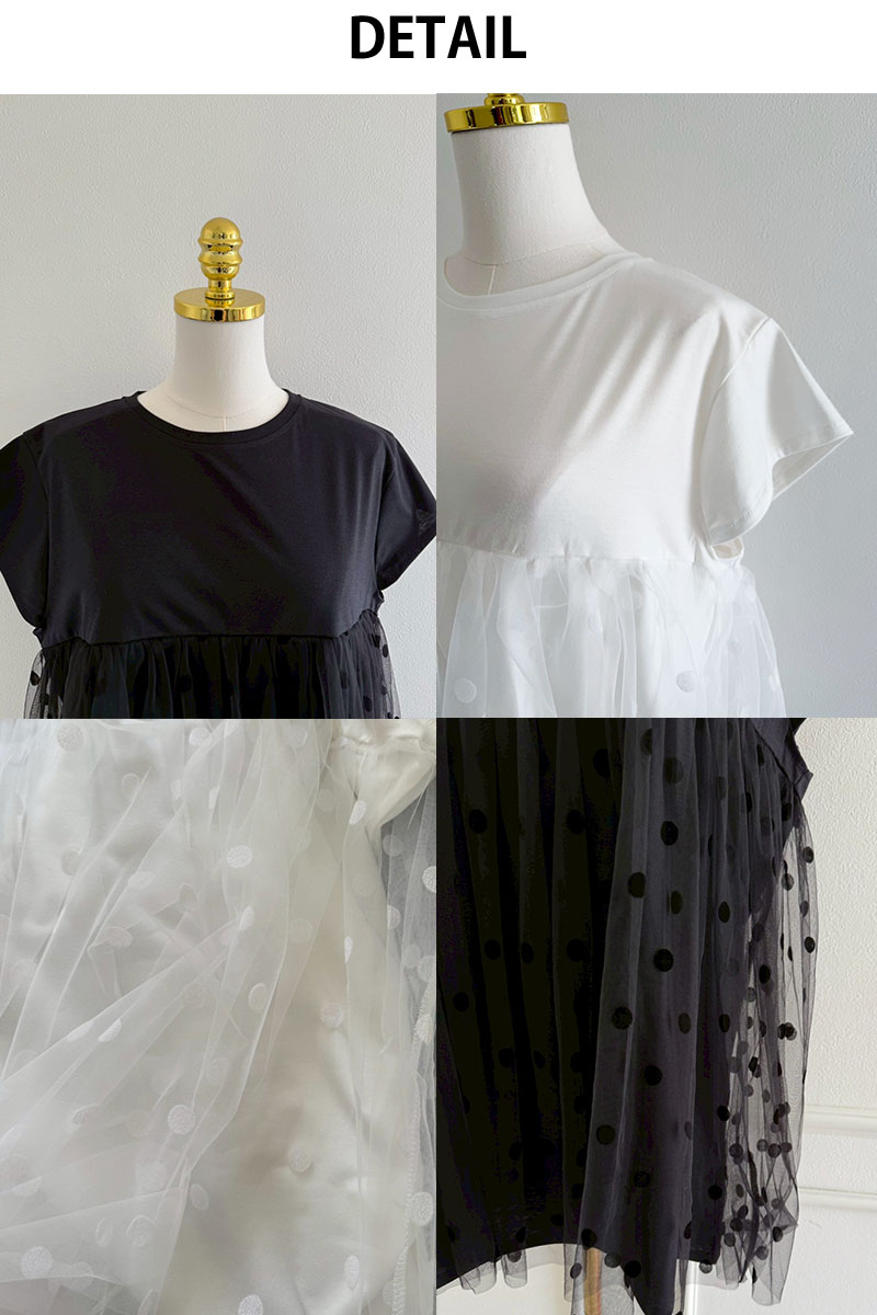 【ドットチュールオーバーBIGチュニック(sd-5910)】